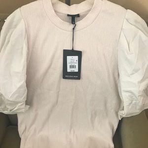 Who What Wear Balloon Sleeve Blouse